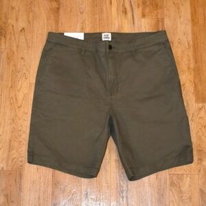 Flint and Tinder 365 Shorts Mens 36 Olive Green New Huckberry Chino Twill